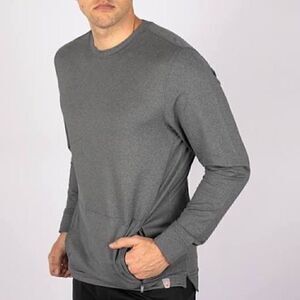 C-Buck Cutter and Buck Gray Athletic Long Sleeve Shirt